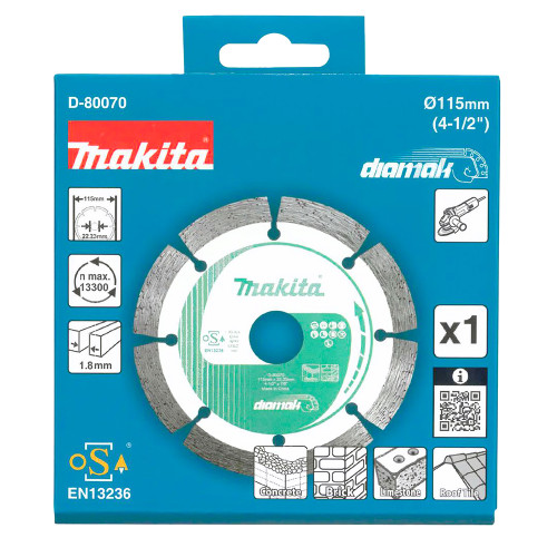 Kotúč rezný Diamak 115x22,23mm D-80070