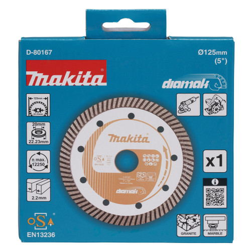 Kotúč rezný Diamak 125x22,23mm