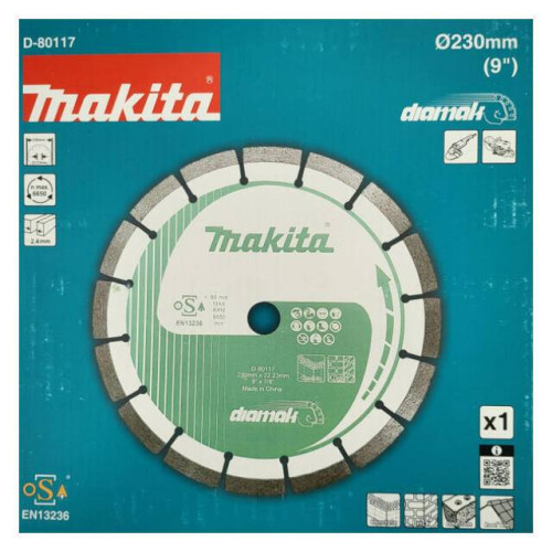Kotúč rezný makita Diamak 230x22,23mm 