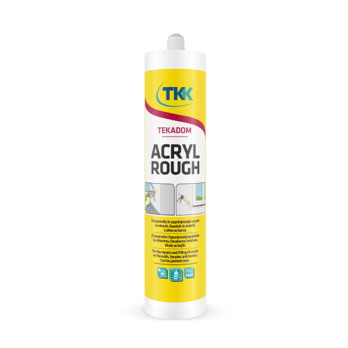 Tekadom Akryl tmel štukový hrubý biely  300 ml