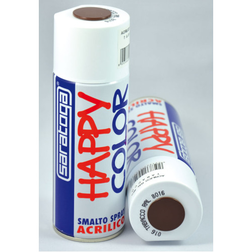 Happy Color - akrylová farba - tobacco RAL 8016 400 ml