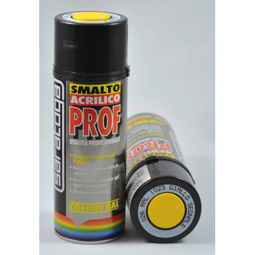 PROF  akrylová farba  rýchloschnúca - žltá signálna   RAL1023  400 ml
