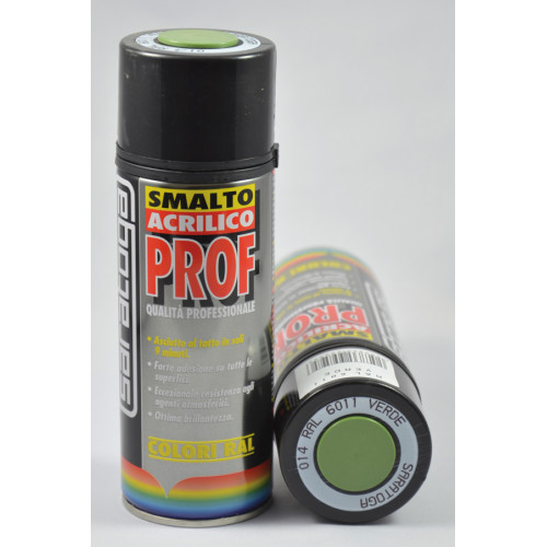 PROF  akrylová farba  rýchloschnúca - svetlo zelená   RAL6011  400 ml