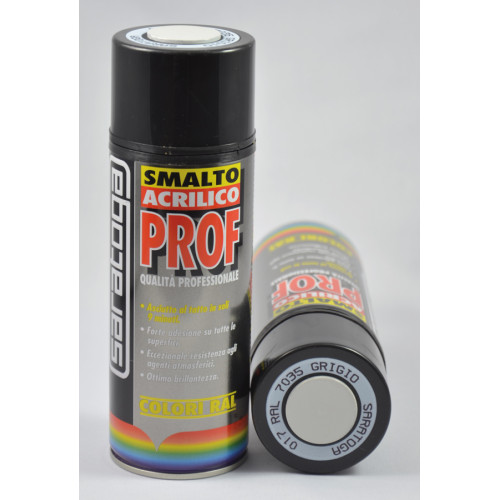 PROF  akrylová farba  rýchloschnúca - svetlo šedá   RAL7035  400 ml