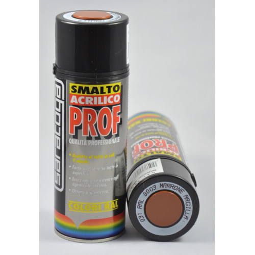 PROF akrylová farba  rýchloschnúca - hnedá hlina  RAL8003  400 ml