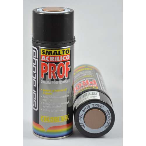 PROF akrylová farba  rýchloschnúca - bronzovo hnedá  RAL8025  400ml