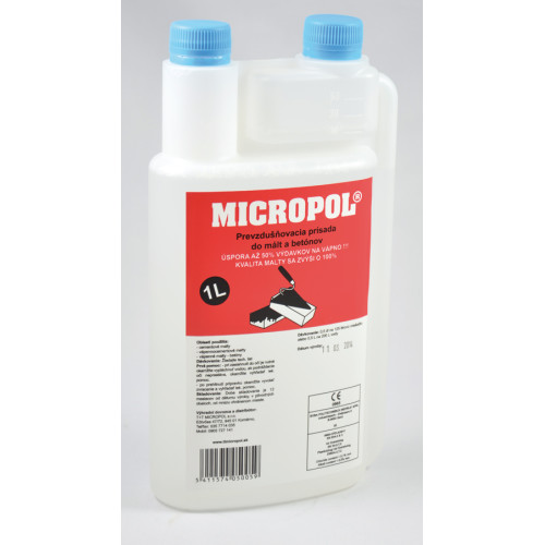 Prevzdušňovacia prísada do mált Micropol 1L