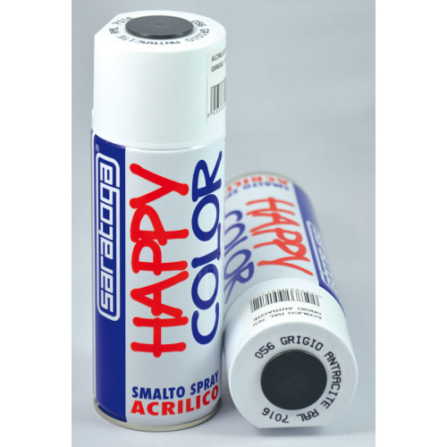 Happy Color - akrylová farba -antracit sivá RAL 7016 400 ml