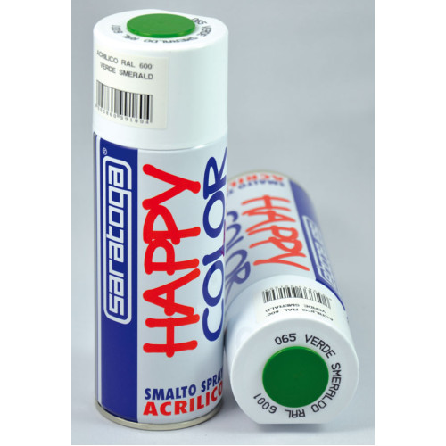 Happy Color - akrylová farba -smaragdovo zelená RAL 6001 400 ml