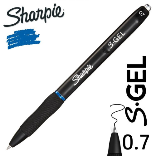 Sharpie gélové pero  S-GEL 0,7 mm farba  modrá