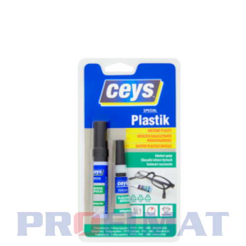 Lepidlo na obtiažne plasty-CEYS 3g+4ml