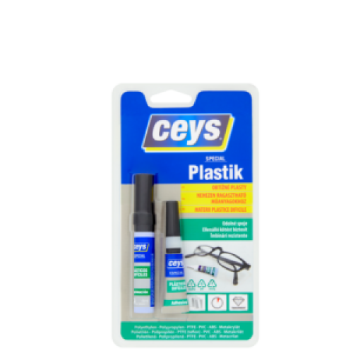 Lepidlo na obtiažne plasty-CEYS 3g+4ml