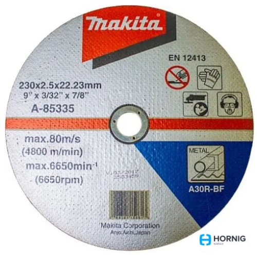 Rezný kotúč   230x2,5x22  Makita A-85335