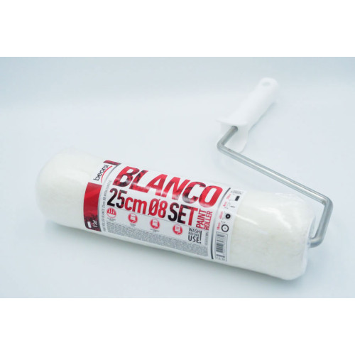 BLANCO-Biely maliarsky valček SET  - 45mm /25cm
