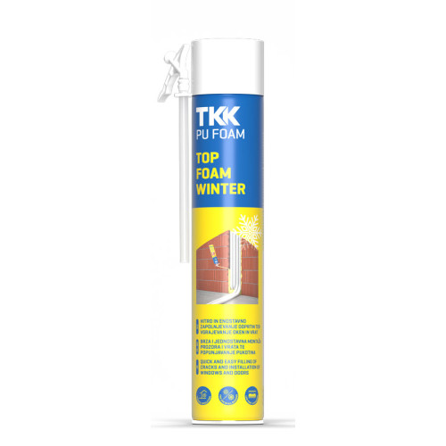 Tekapur PU pena montážna štandardná  zimná  TOP FOAM  750 ml