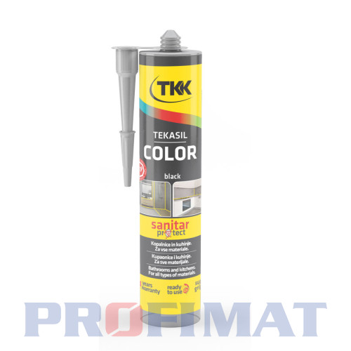 TEKASIL COLOR Čierny  300ml